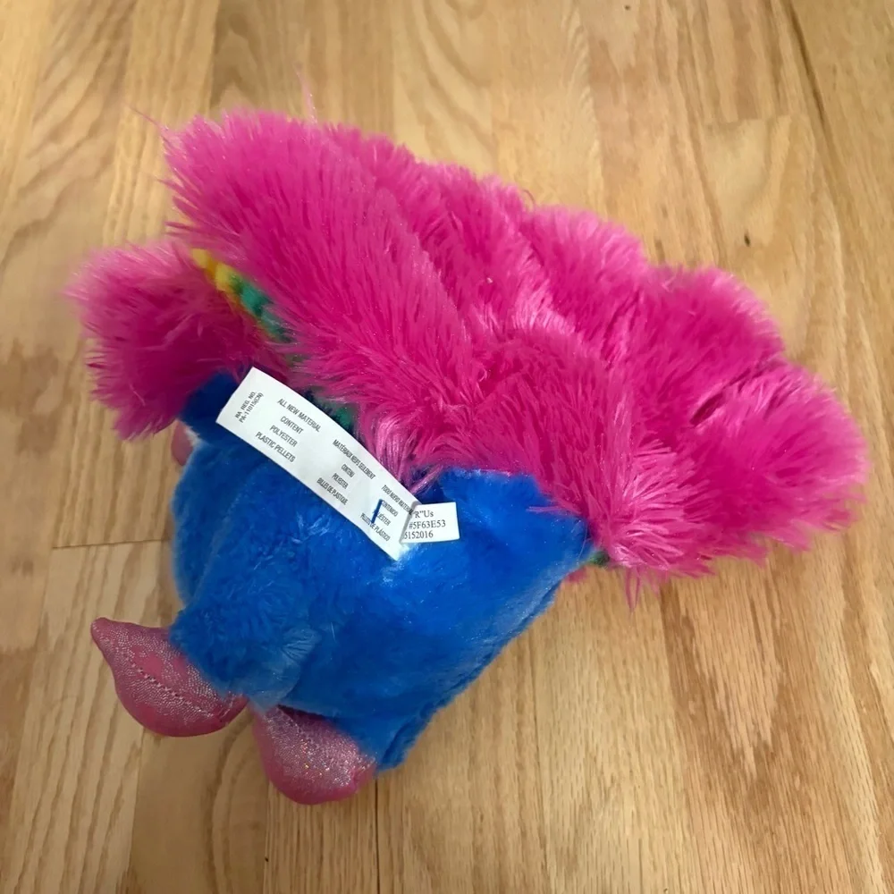 Wild Republic Plush Peacock Stuffed Animal Bird Rainbow Tail Feathers 10”